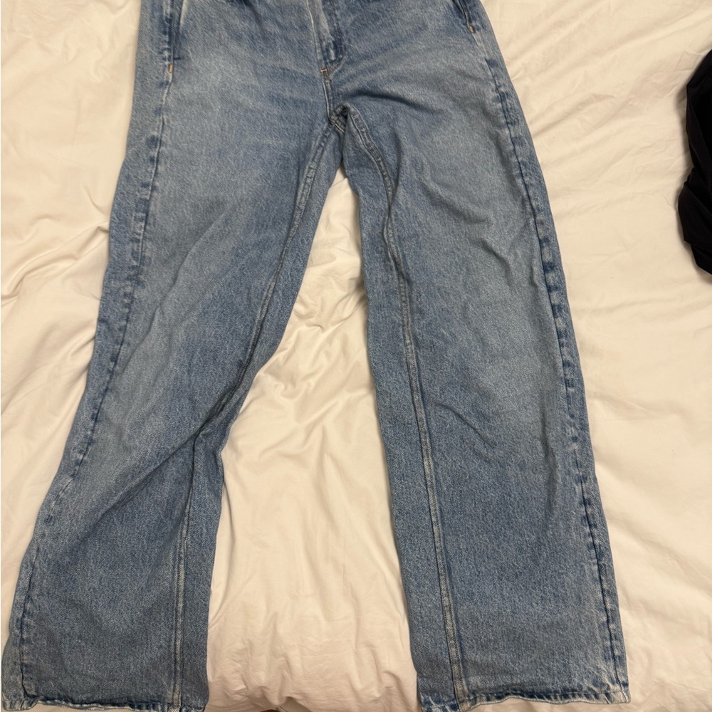rag & bone Light Blue miramar wideleg sweatpants ccs